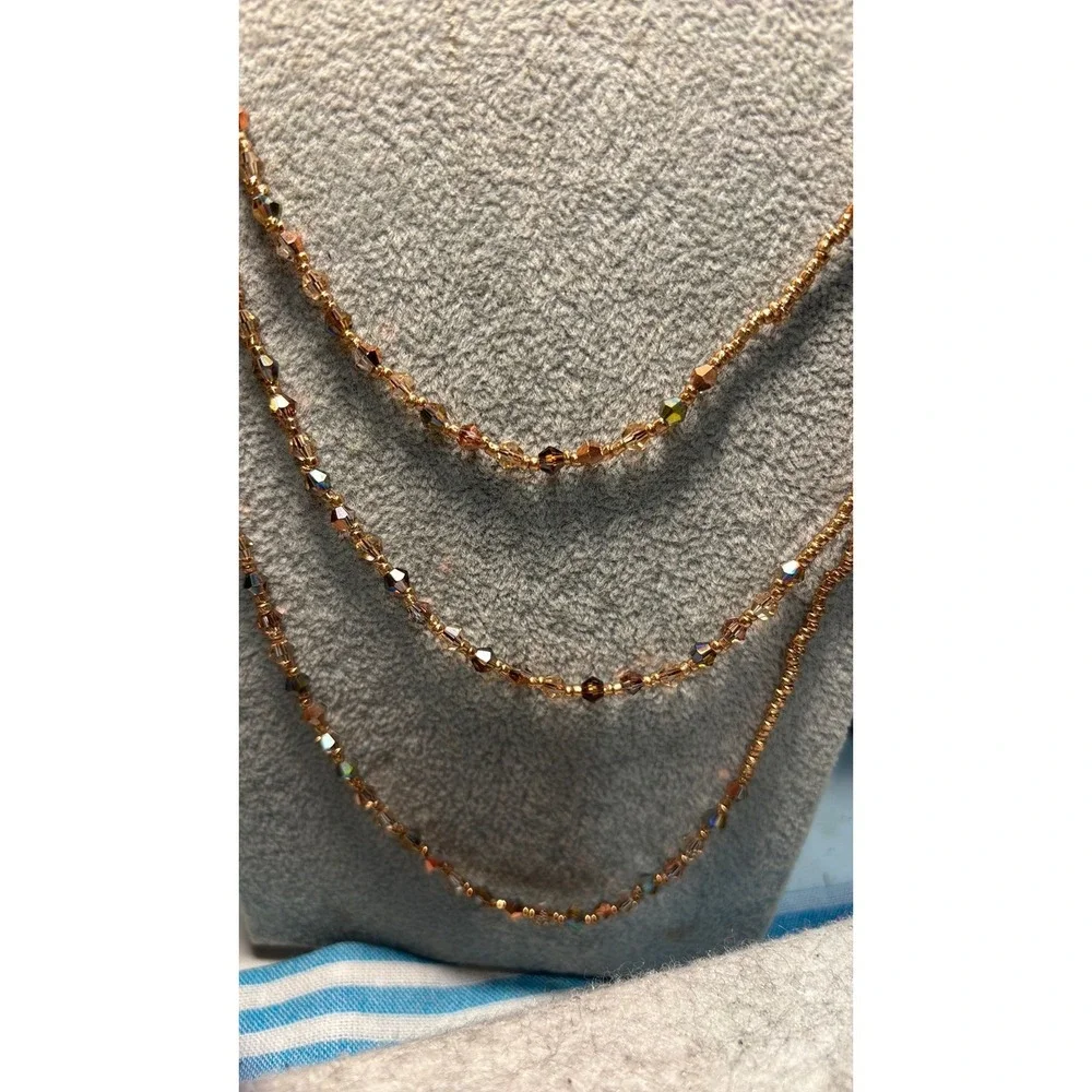 #44. Paparazzi Calling Chic Layered Necklace Earring Set